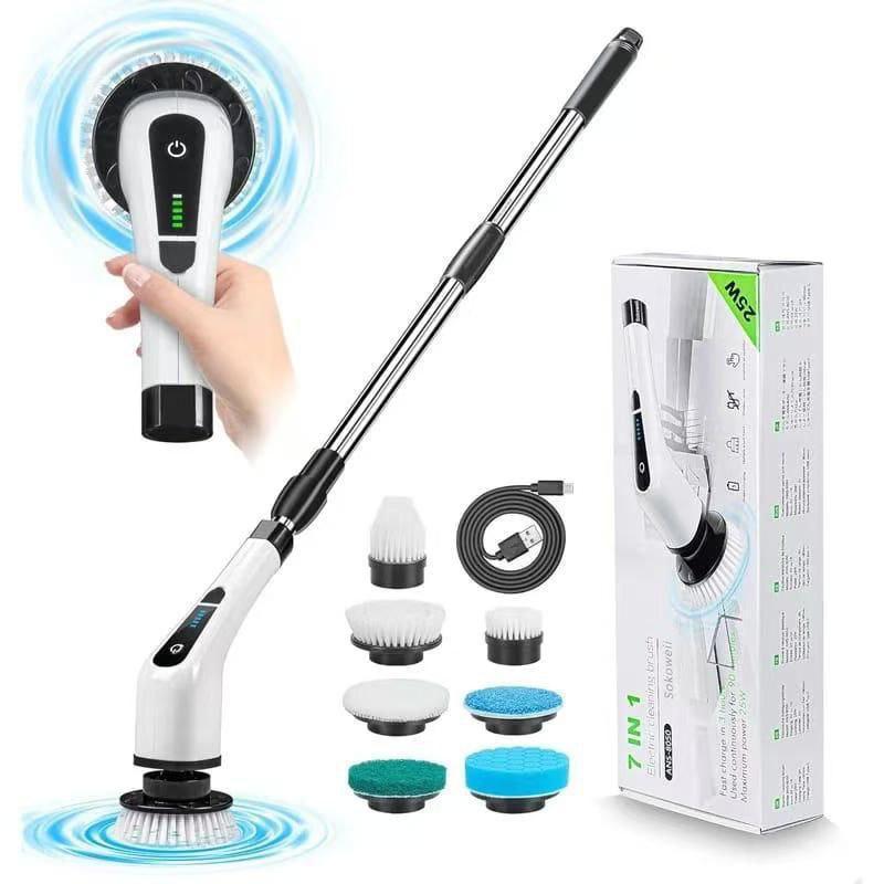 brosse de nettoyage électrique 9-en-1