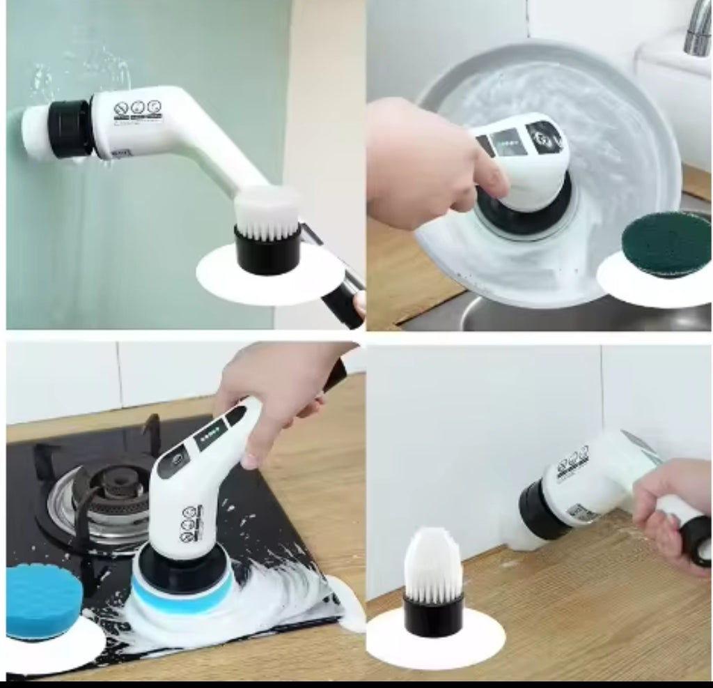 brosse de nettoyage électrique 9-en-1