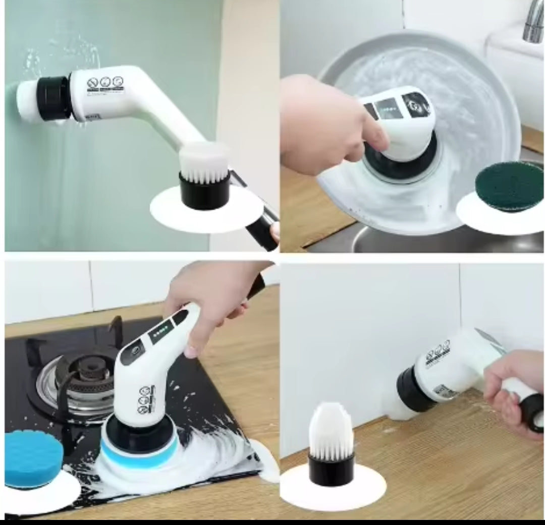 brosse de nettoyage électrique 9-en-1